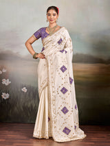 KcPc Luxury Designer Tissue Silk Saree with Gota Patti EmbellishmentGAN