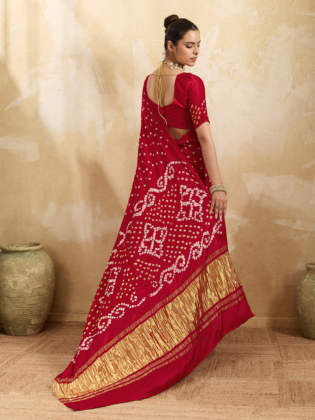 Modal Gaji Silk saree under 3000