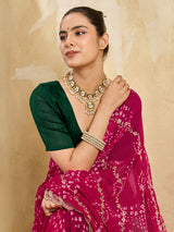By Bandhani Saree