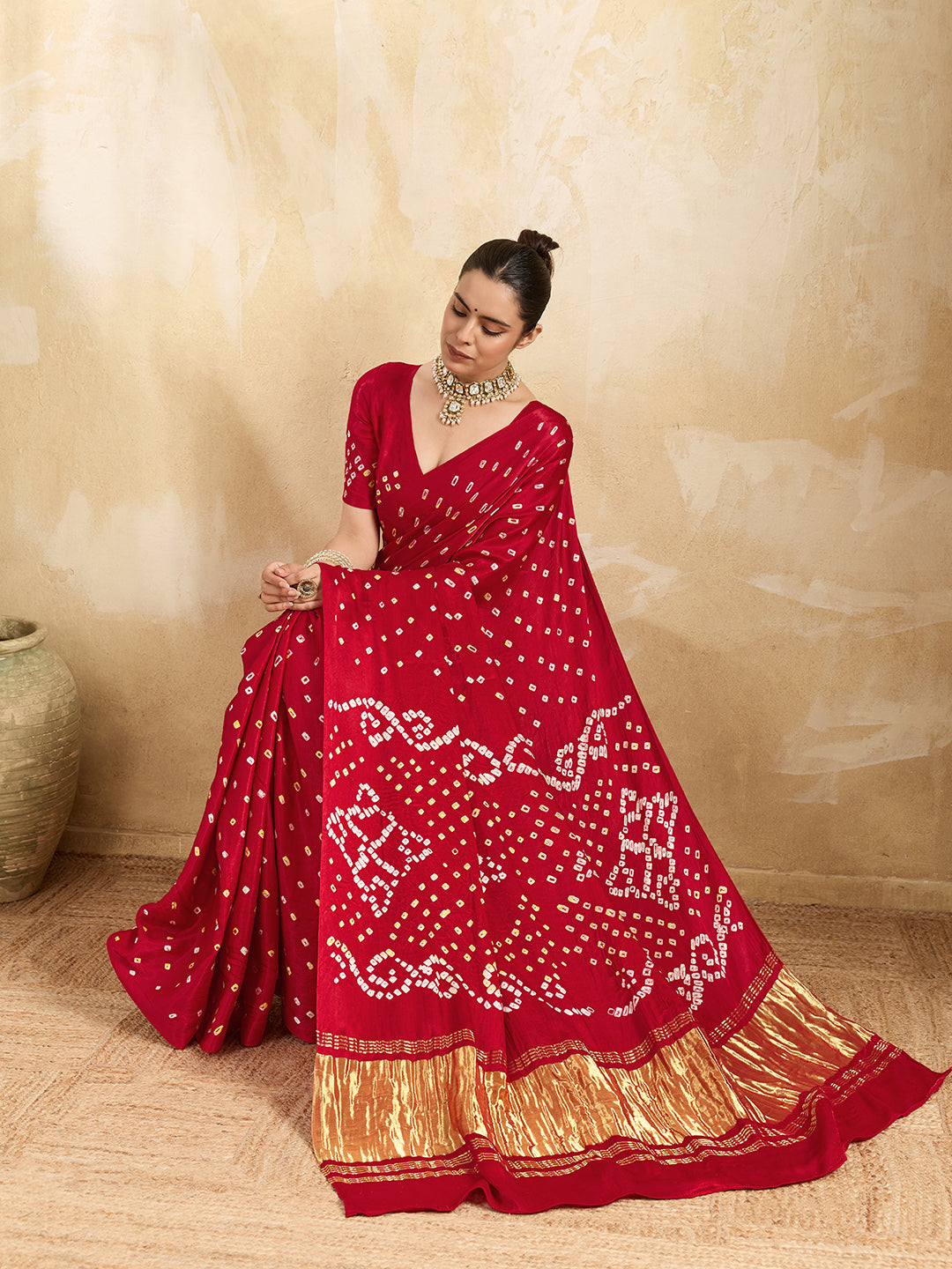 Modal Gaji Silk saree under 3000
