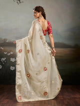 Buy Designer Saree with Elegant Gota Patti Work KcPc