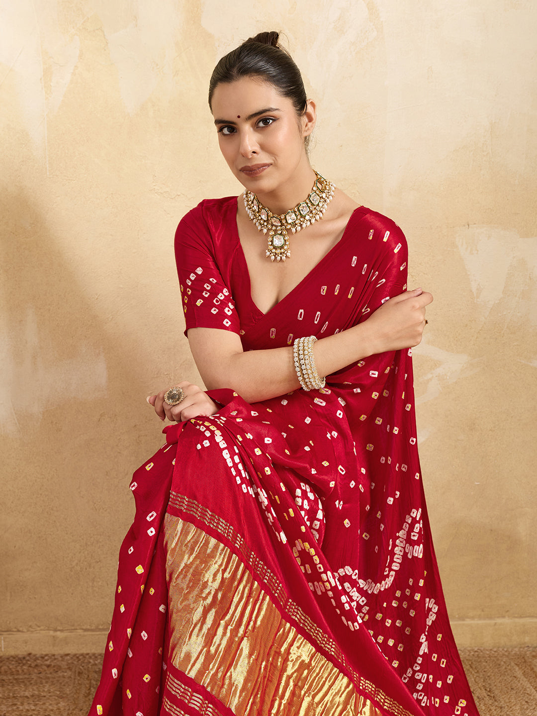 Modal Gaji Silk saree under 3000