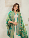 KcPc Pure Khaddi Georgette Meenakari Neemzari Bandhej Dupatta