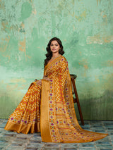 Buy New Launch Cotton Silk Printed Style With Daily Wear Saree
