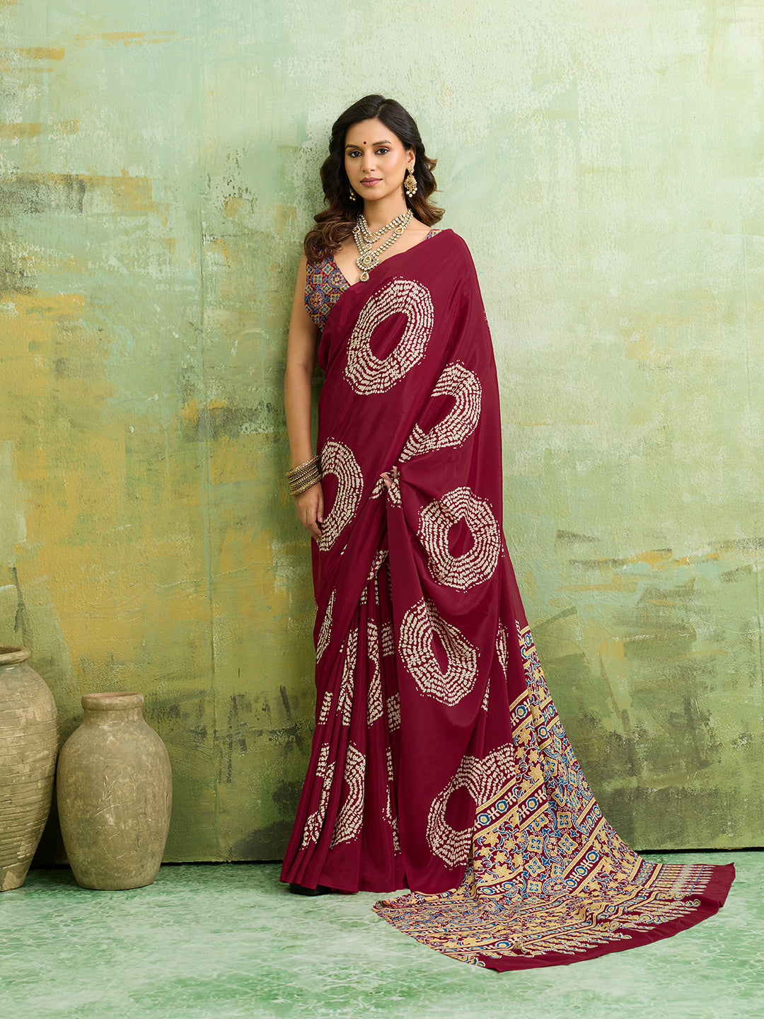 KcPc New Premium Casual Saree in Kalindi Style Soft Crepe Silk Fabric Drape APL