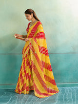 Buy Leheriya Style With Gotapatti Work Saree