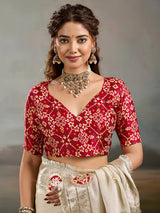 Buy Designer Saree with Elegant Gota Patti Work KcPc