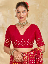 Buy New Royal Ghatchola Style Saree with Gota Patti Work KcPc