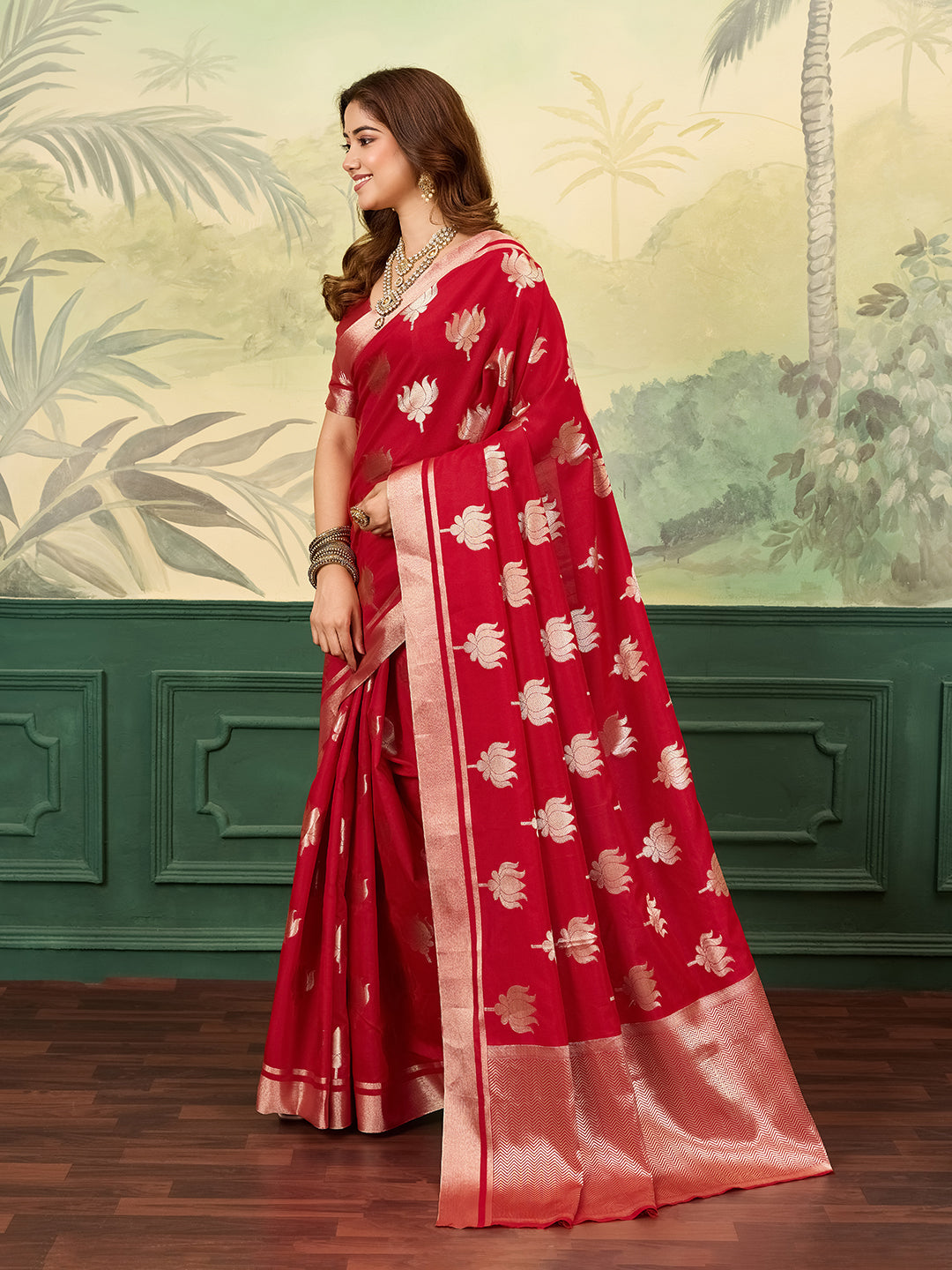 Buy Bollywood Saree With Festive Ware