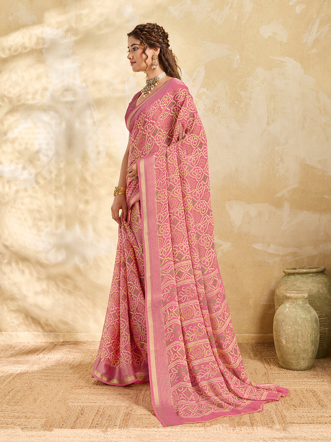 Buy Casual Style Chiffon Saree Kcpc Image 2