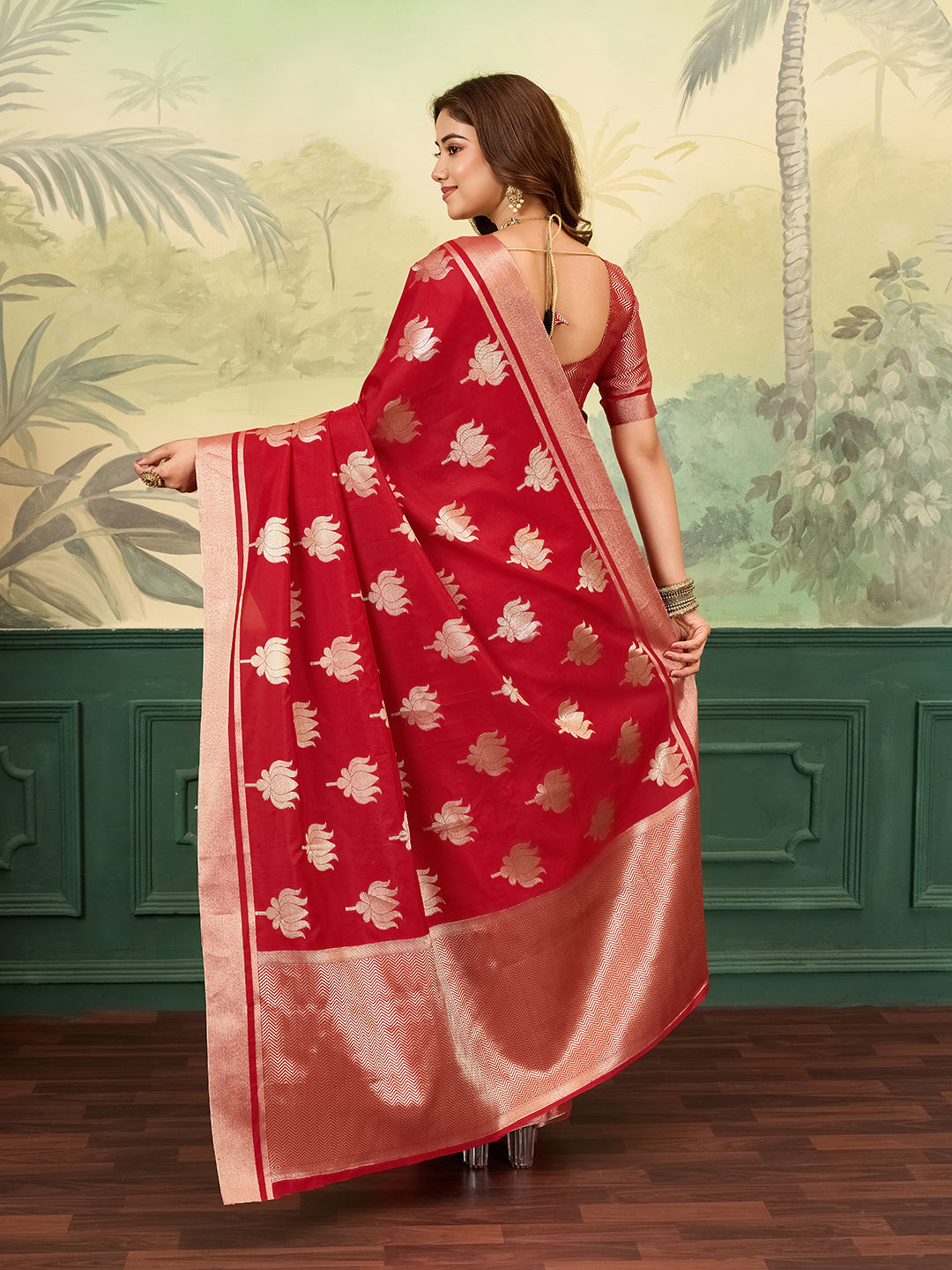 Buy Bollywood Saree With Festive Ware