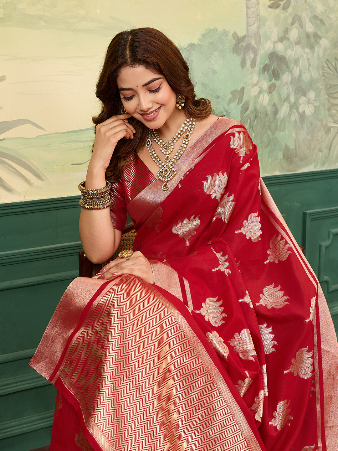 Buy Bollywood Saree With Festive Ware