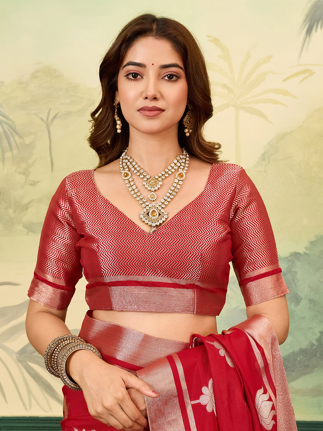 Buy Bollywood Saree With Festive Ware
