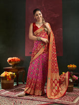 KcPc Latest Royal Meenakari Pure Khaddi Georgette Saree for Women