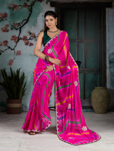 KcPc Traditional Leheriya Style Festive Wear SareesPDM