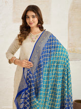 KcPc New Launch Pure Khaddi Georgette Upada Neemzari Bandhej Dupatta