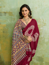 KcPc New Premium Casual Saree in Kalindi Style Soft Crepe Silk Fabric Drape APL