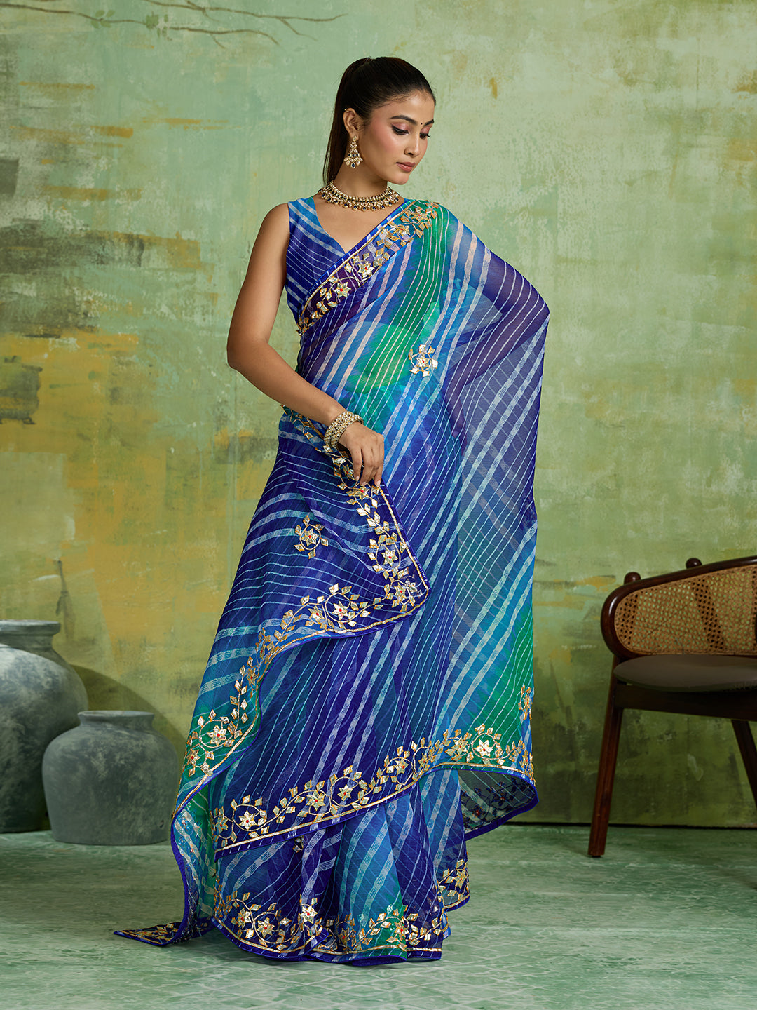 KcPc Traditional Leheriya Saree Collection for Festive Celebrations SFS