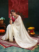 KcPc Crepe Silk Designer Saree with Gotapatti WorkPDM