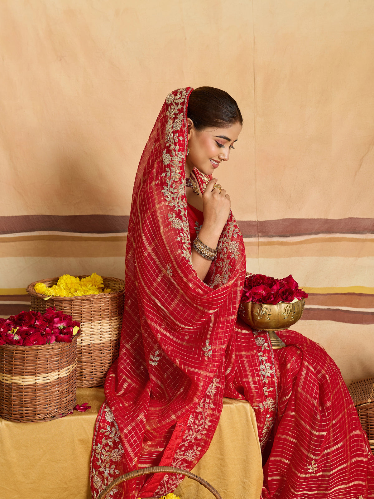 KcPc Luxury Georgette Sarees with Fine EmbroideryGAN