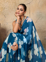 Printed Style saree for casual wear under 1000