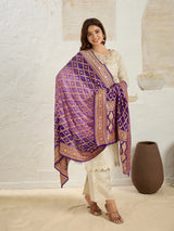 KcPc New Launch Pure Khaddi Georgette Upada Neemzari Bandhej Dupatta