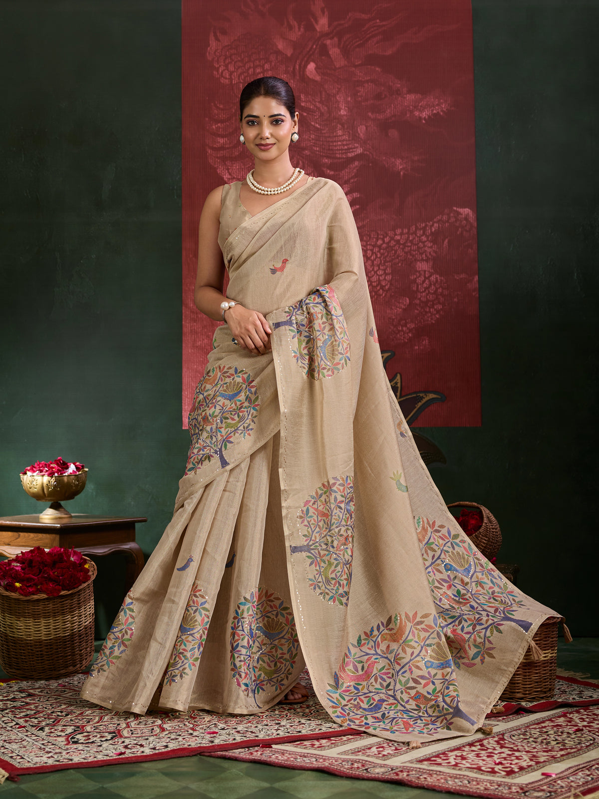 KcPc New Premium Saree Collection with Artistic Kalamkari StyleGAN