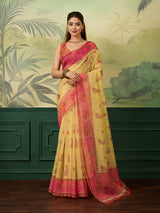 Buy Bandhani Saree With Casual Wear