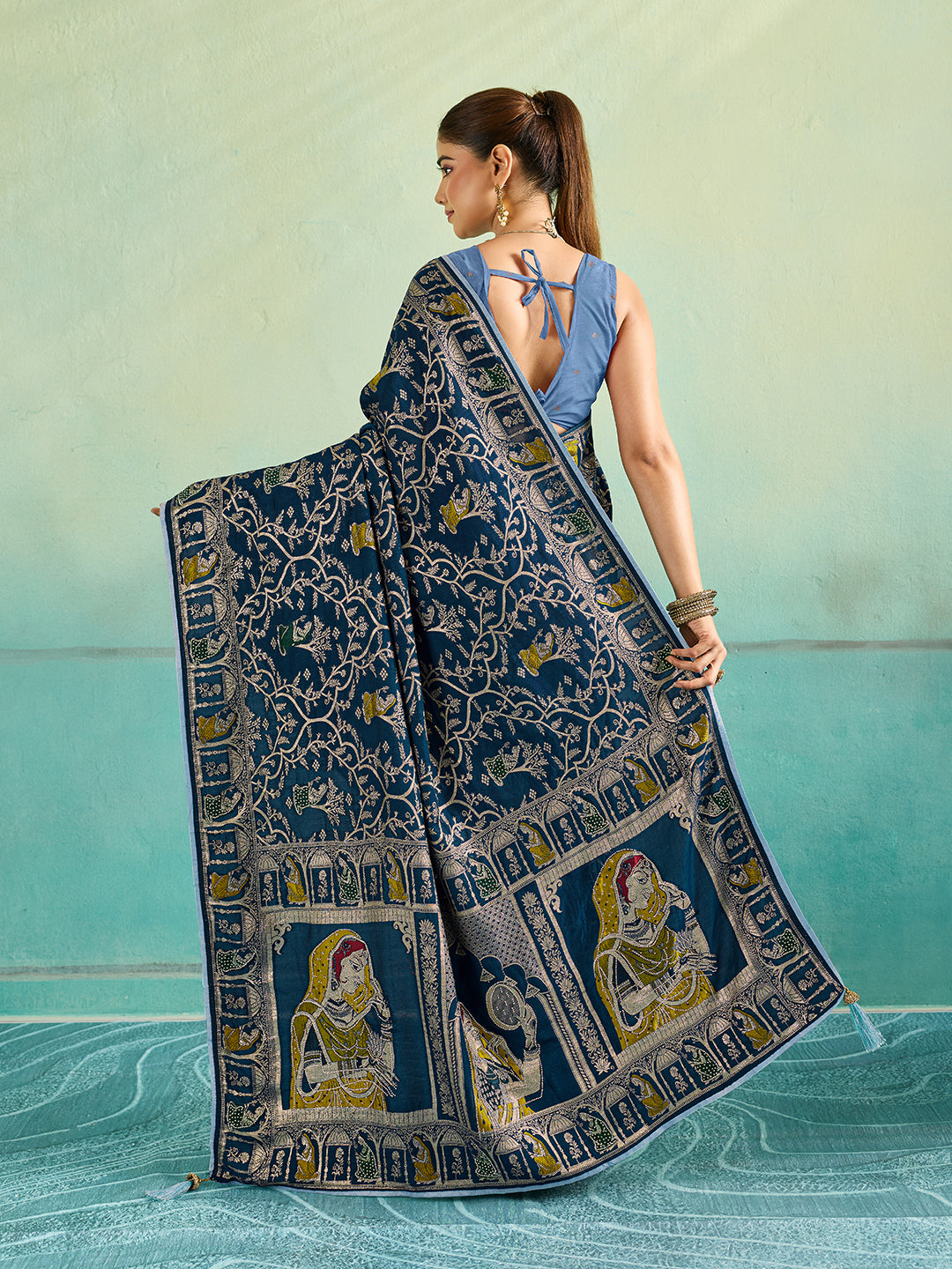 KcPc New Classic Banarasi Dola Silk with Shiroshki TouchPDM