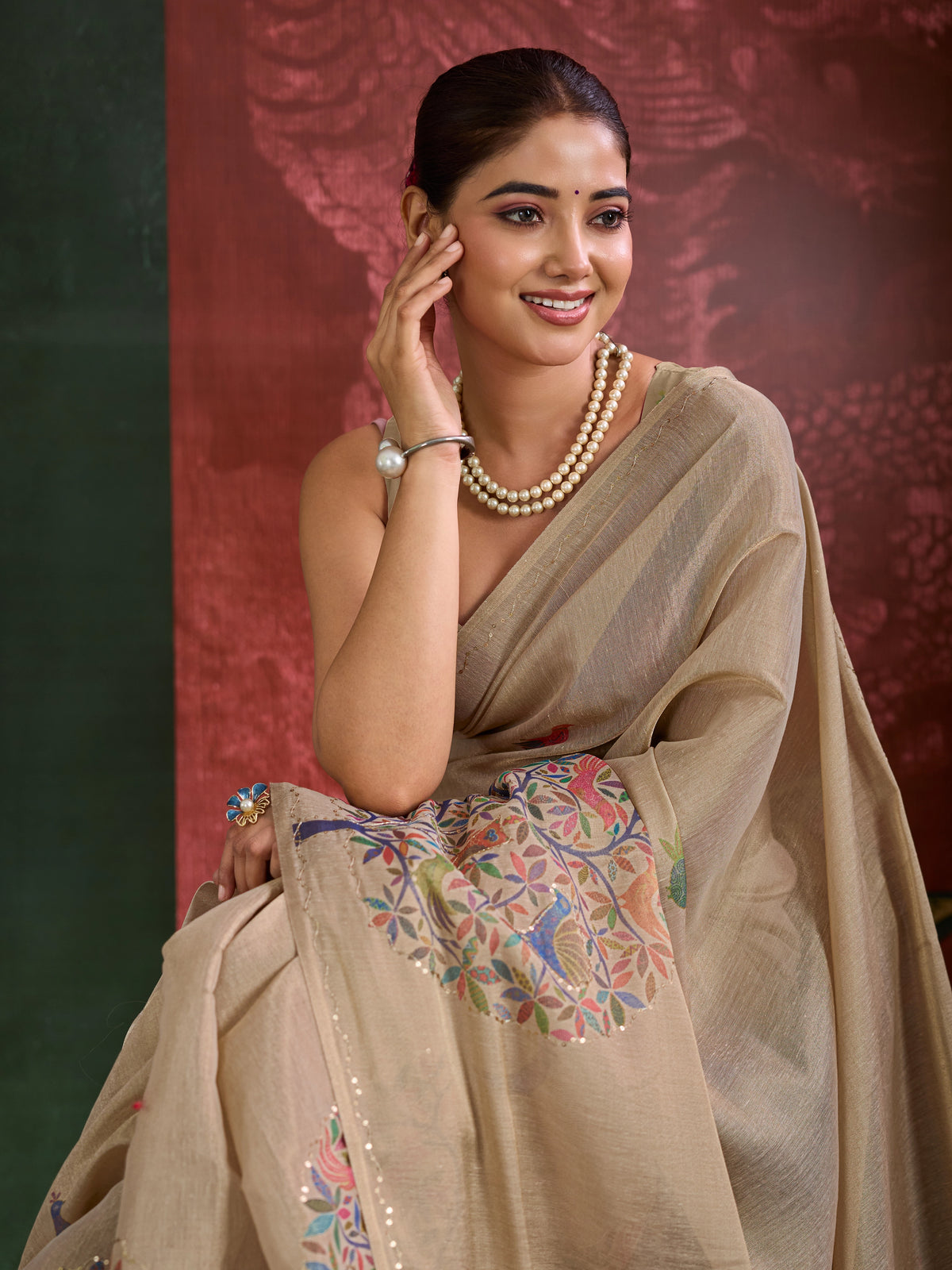 KcPc New Premium Saree Collection with Artistic Kalamkari StyleGAN
