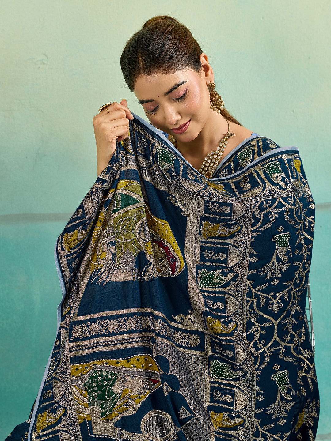 KcPc New Classic Banarasi Dola Silk with Shiroshki TouchPDM