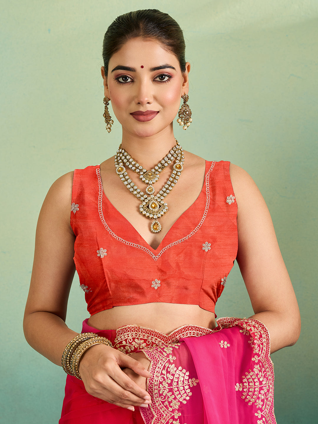 KcPc Premium Chiffon Saree with Classic Traditional DesignSWA