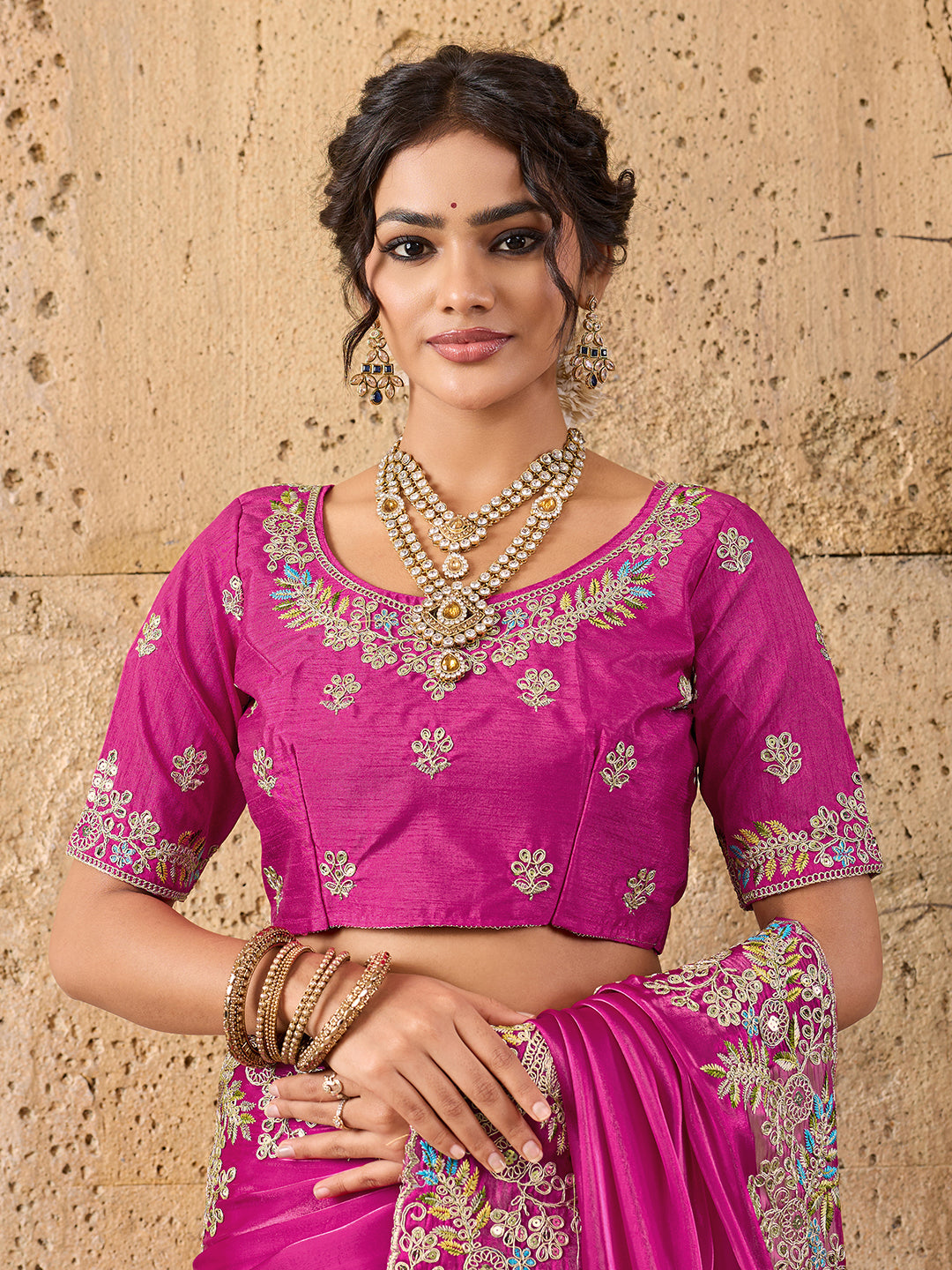 Buy Designer Pure Tissue Silk Saree Kcpc Image 7