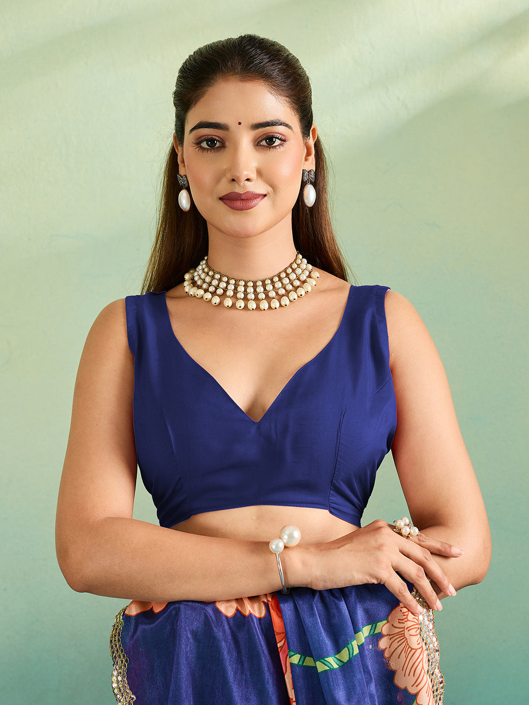 Gota patti Style saree for party wear