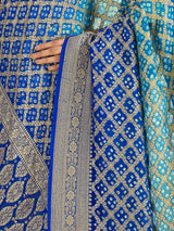 KcPc New Launch Pure Khaddi Georgette Upada Neemzari Bandhej Dupatta