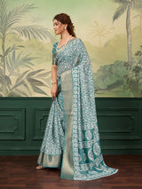 Buy Printed Style With Zari border Saree
