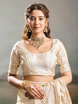 Buy Tusser Silk With Traditional Style Saree KcPc