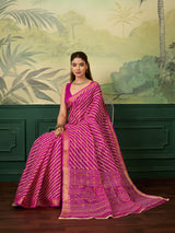 Buy Ghatchola Saree With Bikaneri bandhej Work