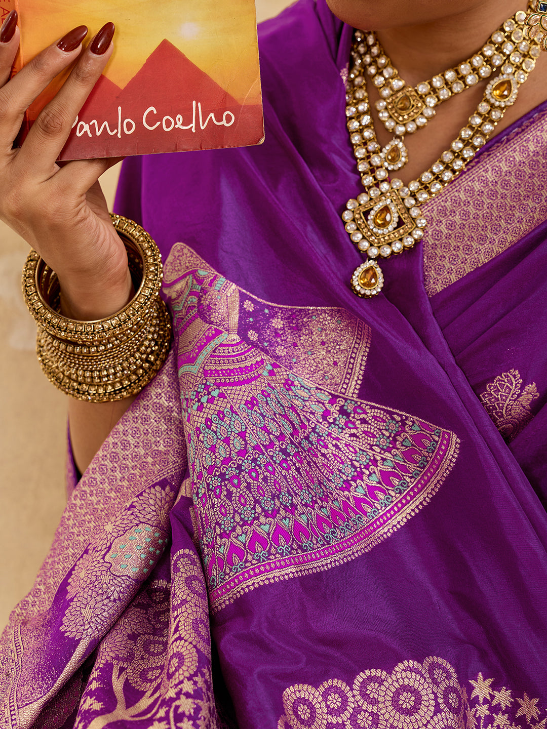 KcPc Beautiful New Munga Silk Banarsi Zari Weaving With Havey Pallu SareeDC