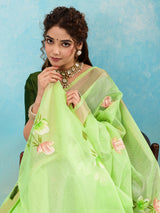Buy Printed Saree Wih Casual Wear