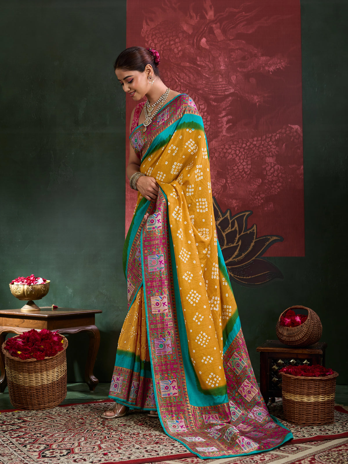 KcPc Luxury Bandhani Sarees for Festive MomentsNAV