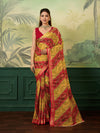 Buy Ghatchola Saree With Bikaneri bandhej Work