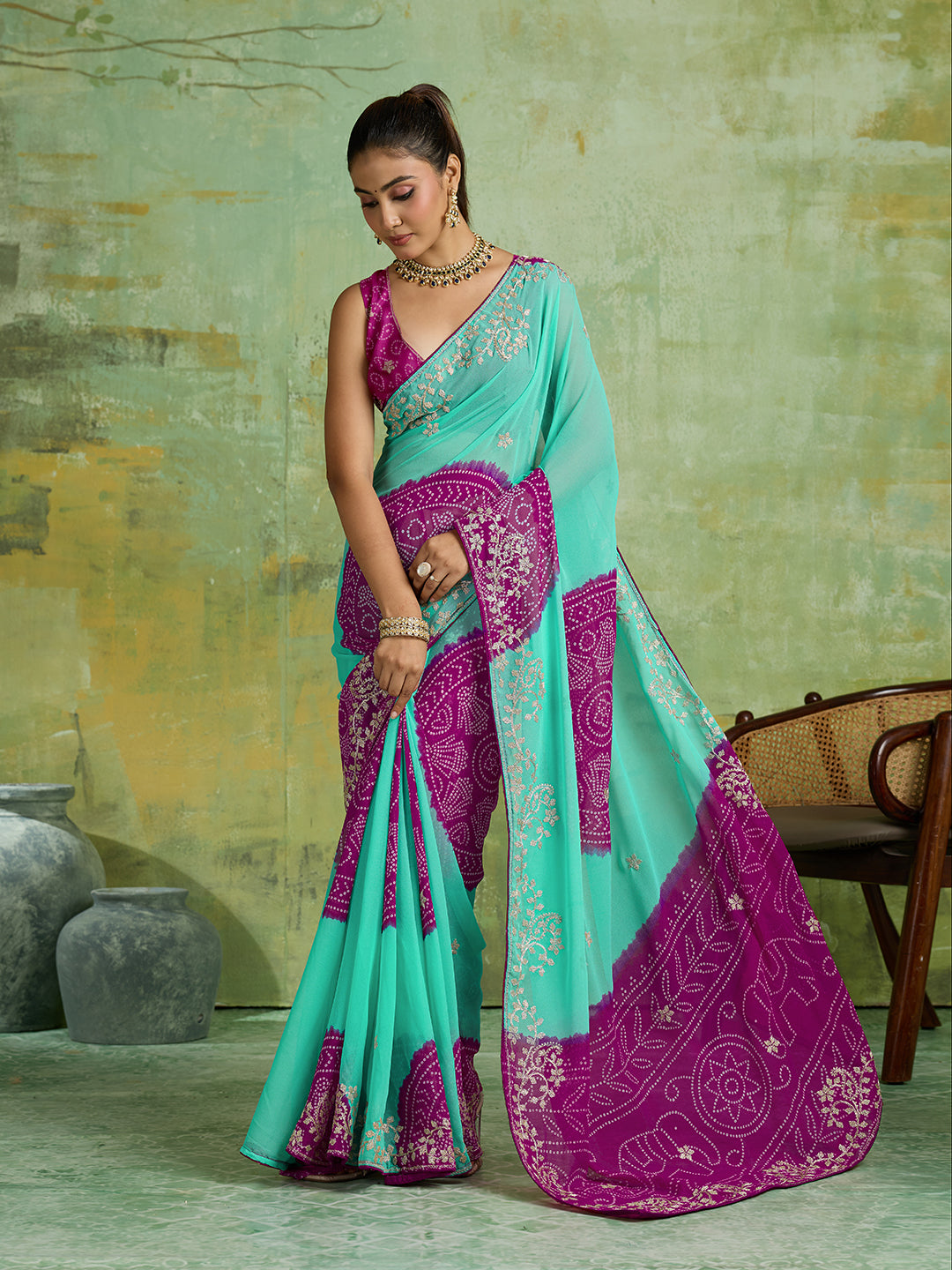 KcPc Luxury Georgette Traditional Style Saree CollectionKDN