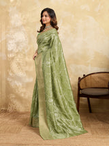 KcPc New Cotton Silk Gotapatti Work SareePista SWA
