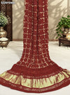 KcPc Traditional Semi Gaji Silk Bandhej Dupatta for WomenRAB