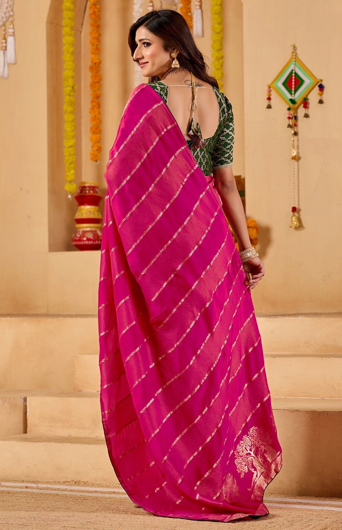 KcPc New Dola Silk Banarasi Style Festive Wear Saree RB