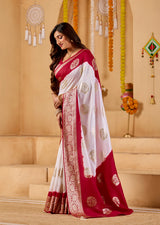 Buy Georgette Saree Banarasi Panetar Style KcPc