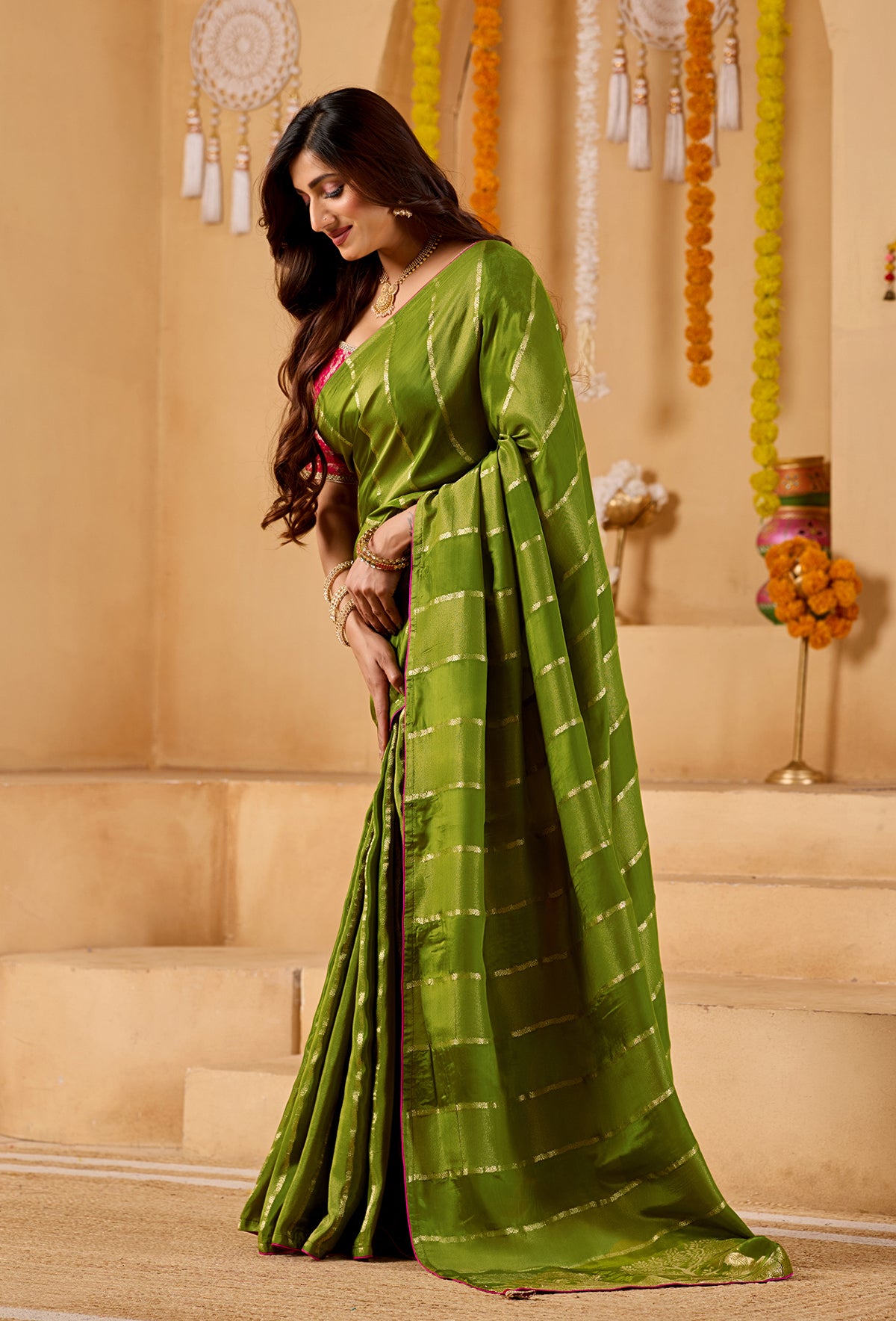 Buy New Premium Banarasi Style Saree Collection Kcpc image