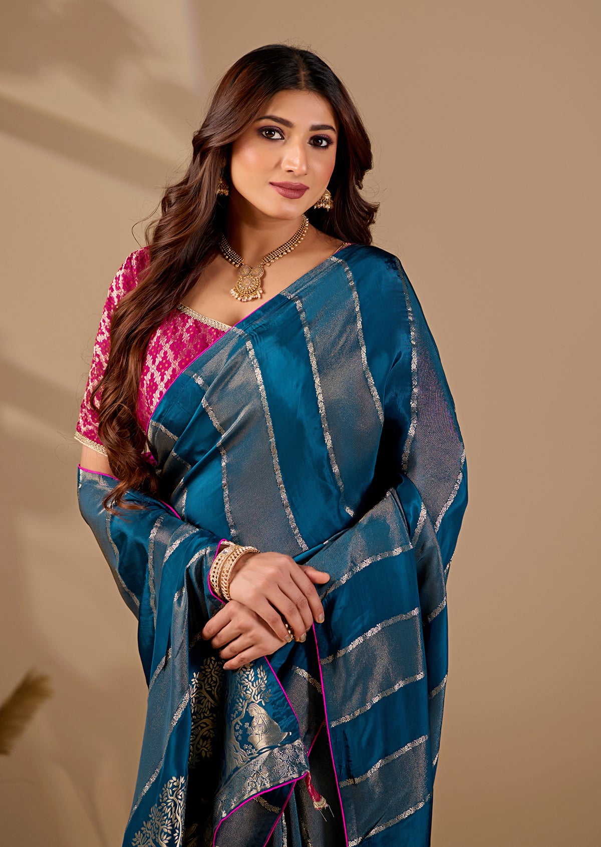 Buy Premium Banarasi Style Saree Collection Kcpc Image