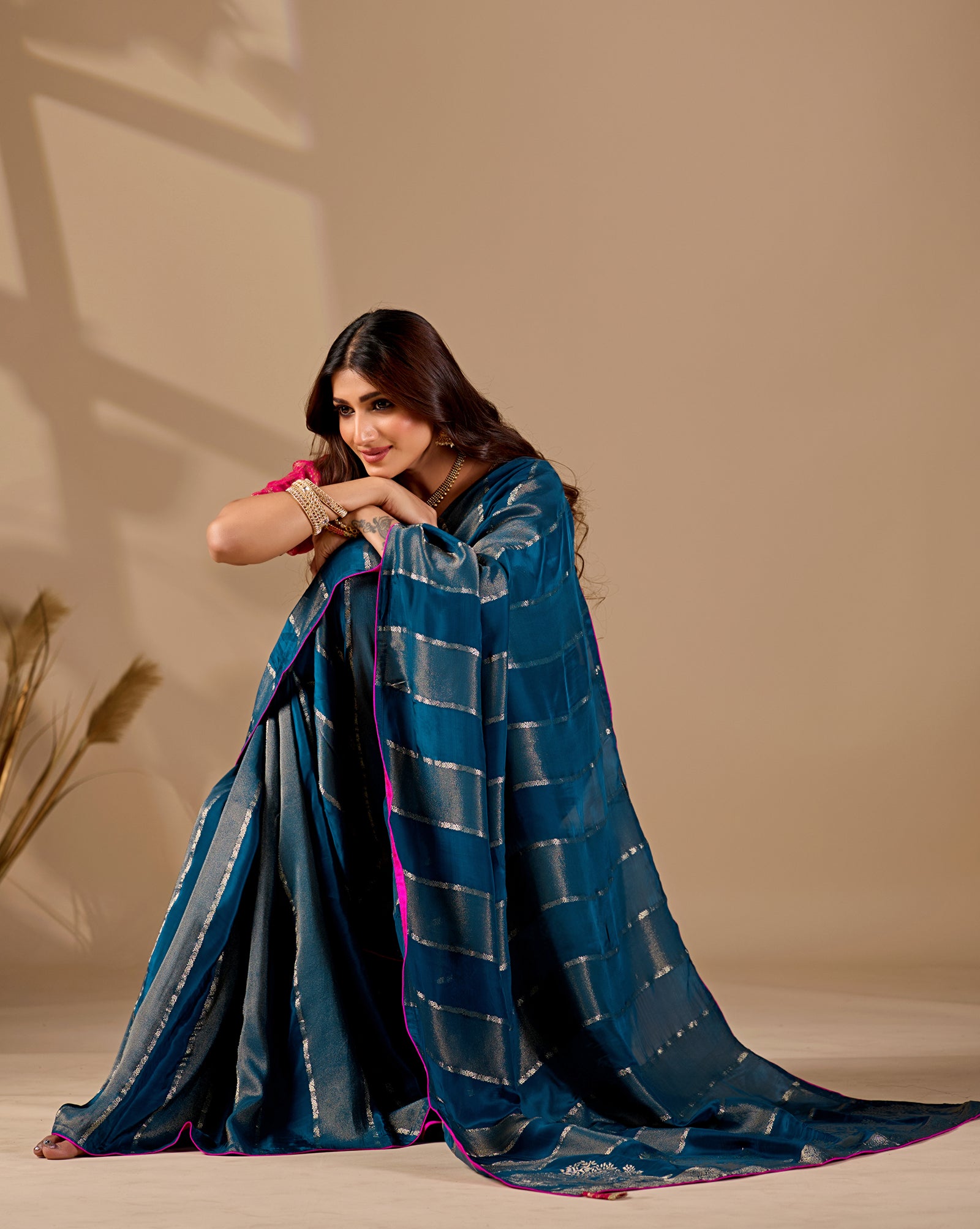 Buy Premium Banarasi Style Saree Collection Kcpc Image